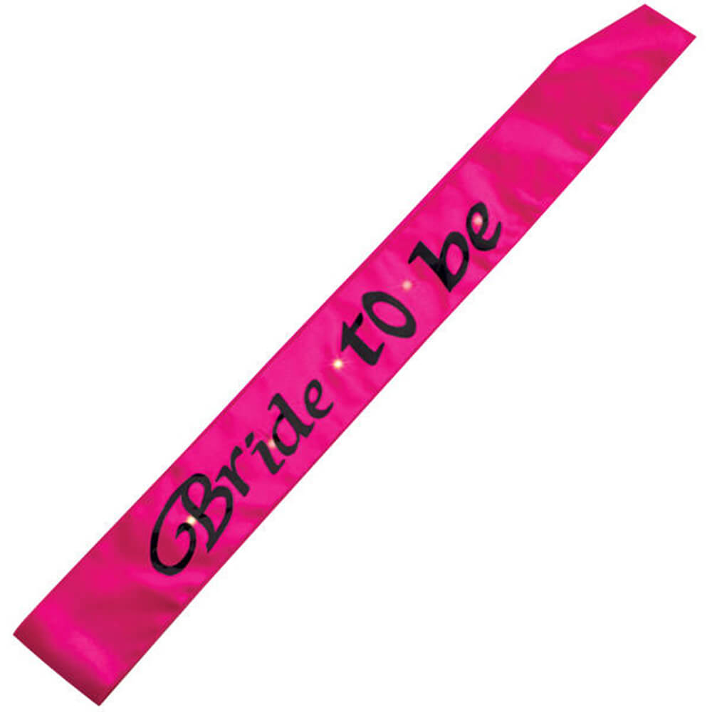 Hot Pink Flashing Sashes