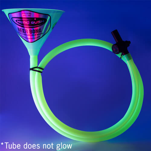 Head Rush Glow-in-the-Dark 2m Beer Bong