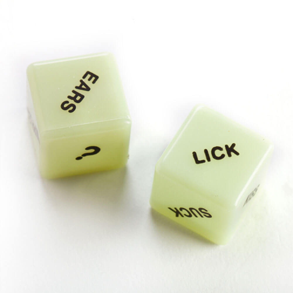 Glow in the Dark Love Dice