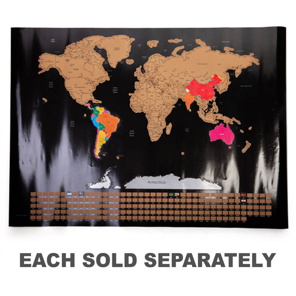 Scratch Me Away World Travel Map