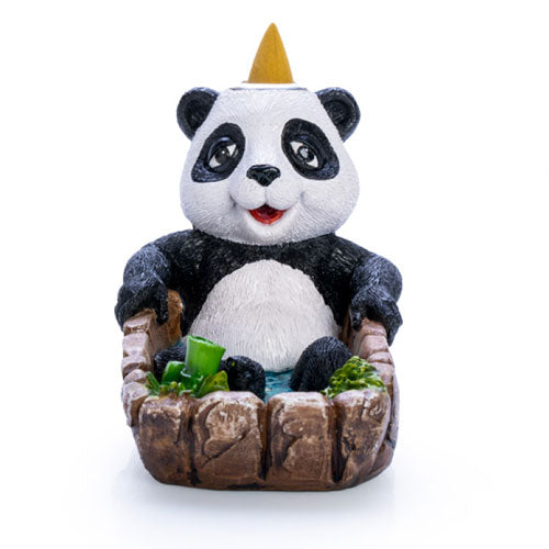 Panda Backflow Incense Burner