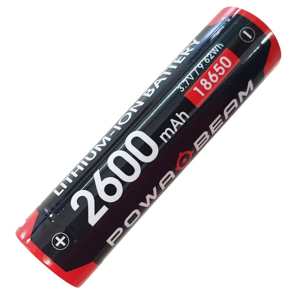 Powa Beam 18650 USB oplaadbare fakkelbatterij