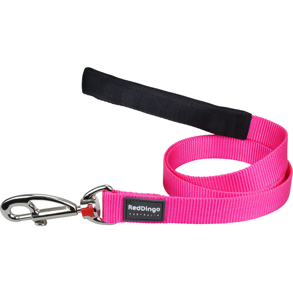 Classic Dog Lead (rose vif)