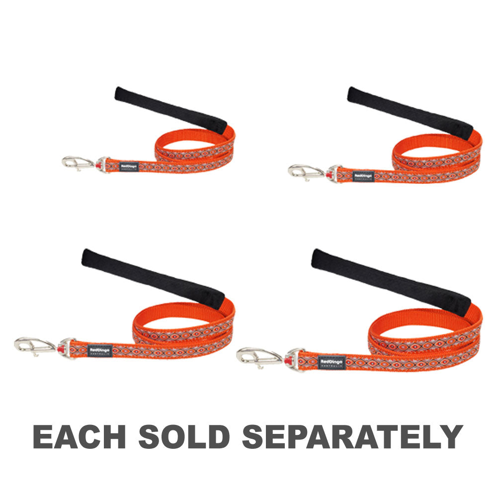 Snake Eyes Dog Lead (Orange)