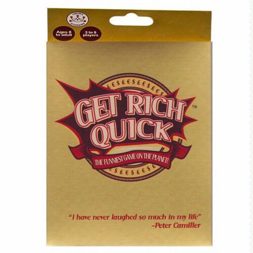 Pressman Get Rich Quick Card Game