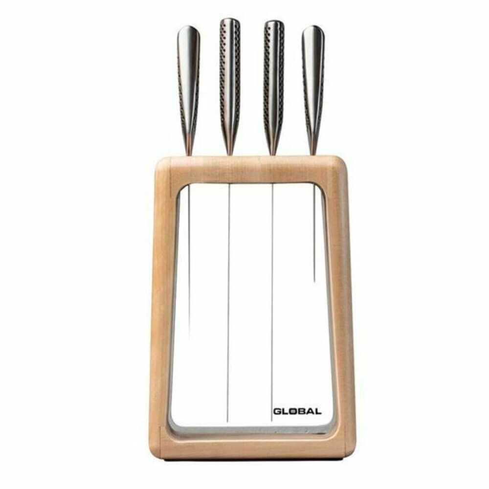 Global Knives Hashira Knife Block Set (5pcs)