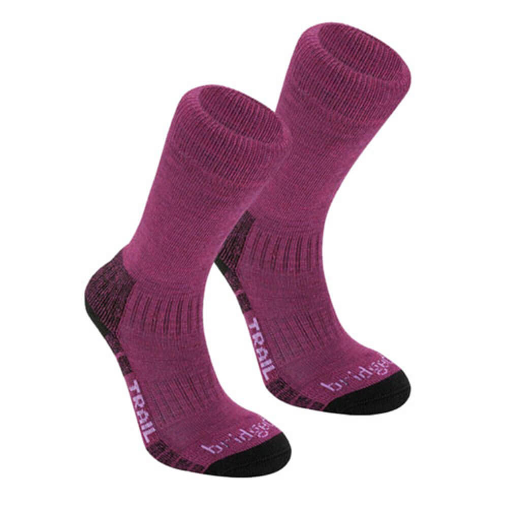 Hike Lightweight Performce Womens Sock Berry