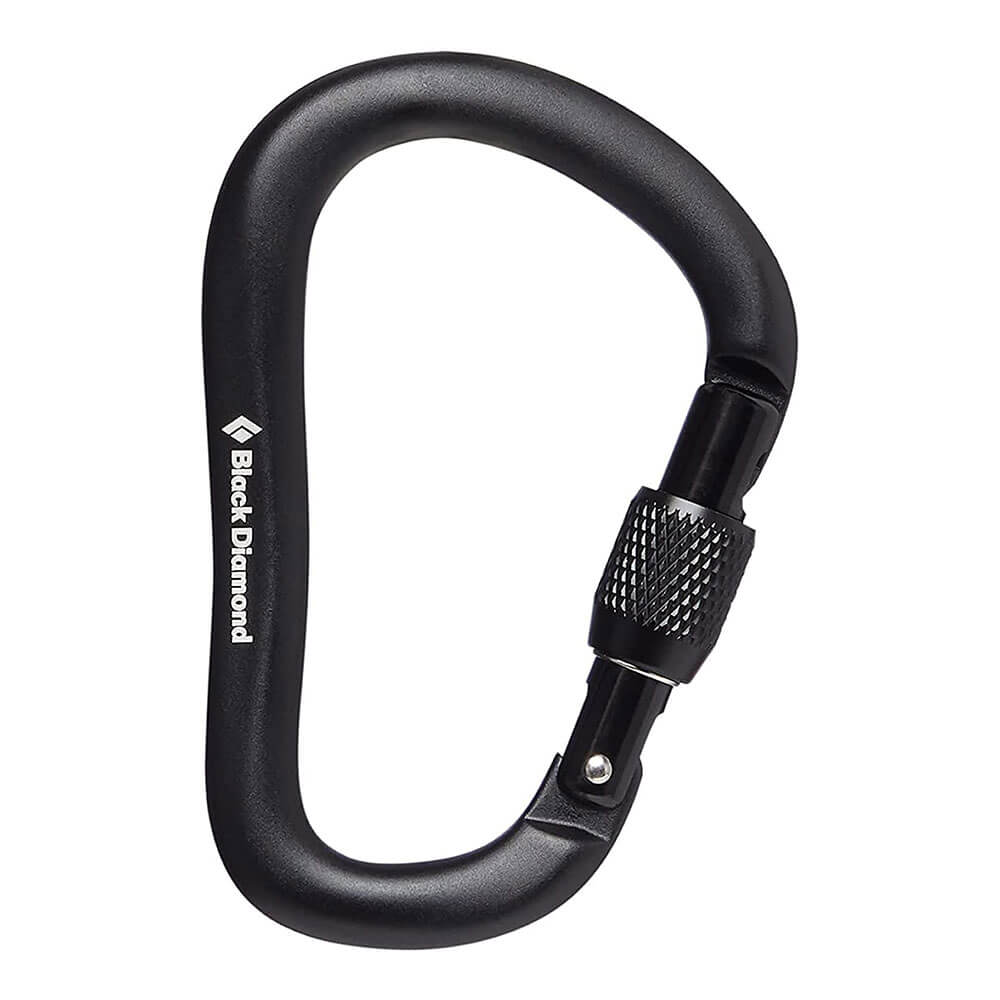 Carabiner a vite dei viti (nero)