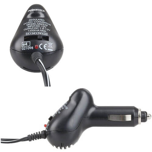 12VDC 1.2A Car Power Adaptor