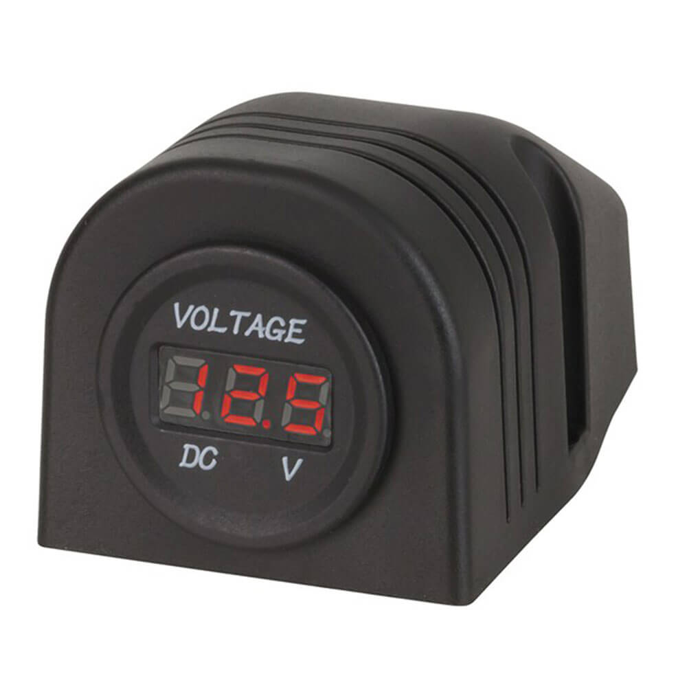 Panel/Surface Mount LED Voltmeter 5-30VDC