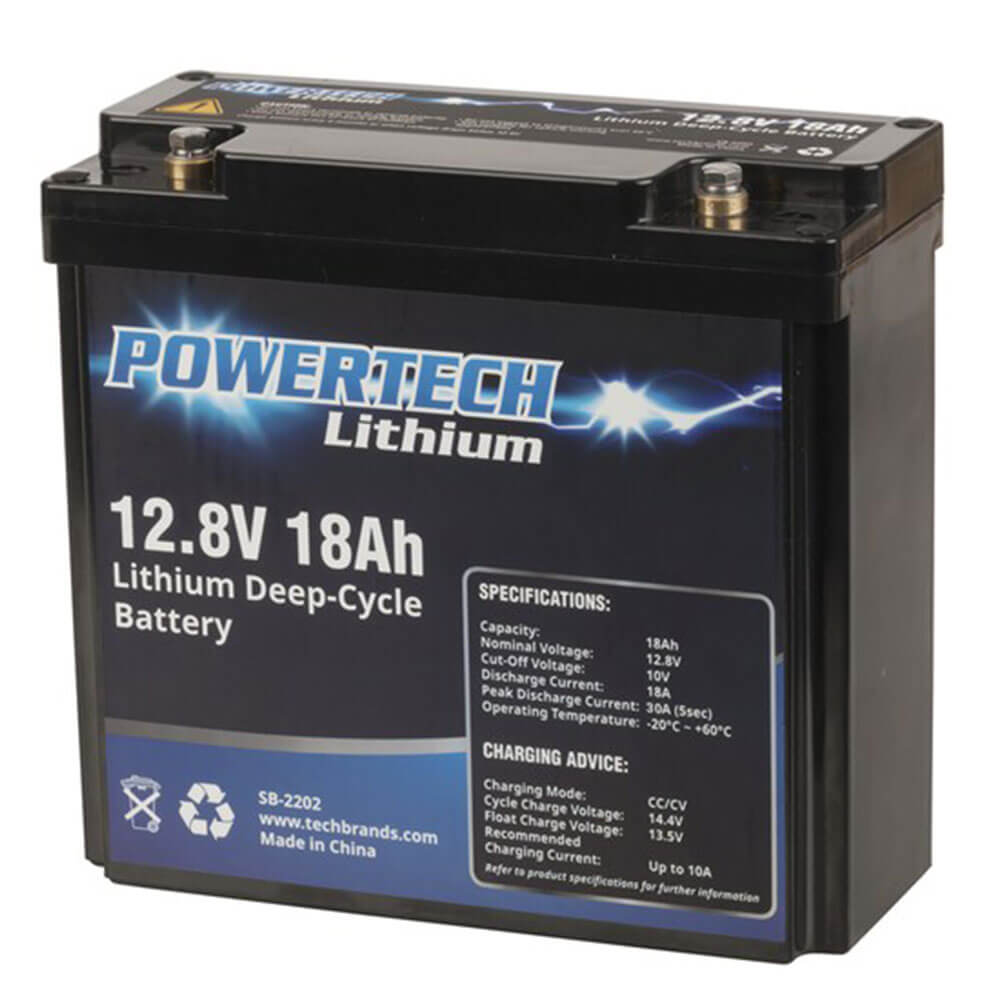 Powertechディープサイクルバッテリー（12.8V LifePO4）