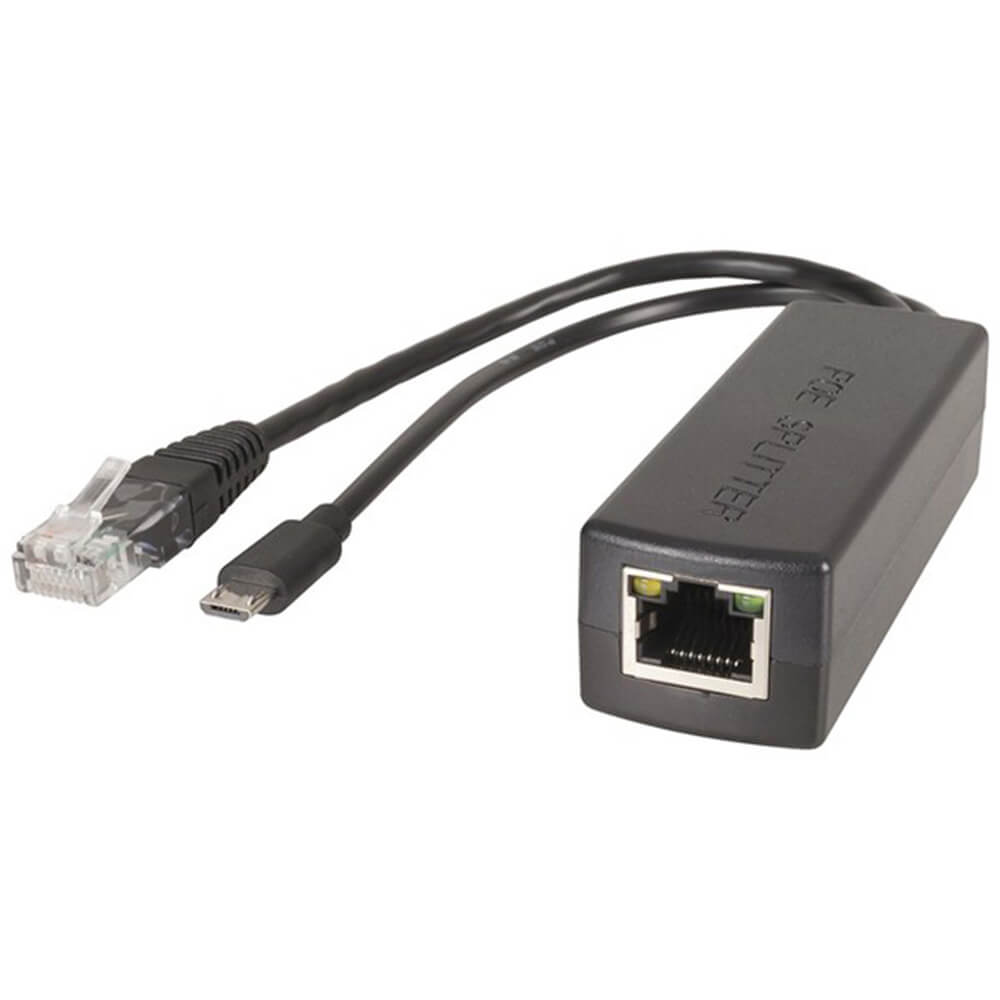 5V Micro USB PoE Splitter for Raspberry Pi boards