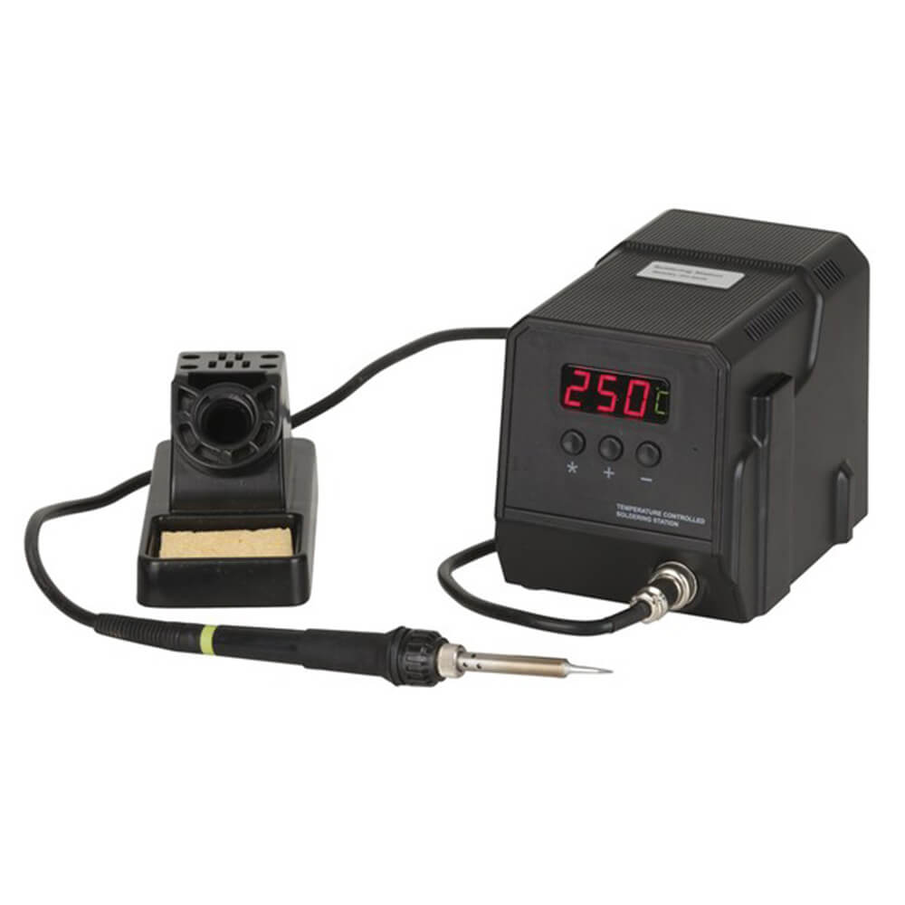 ESD Safe Soldering Station w/ LED Temp Ctrlr & Disp (60W)