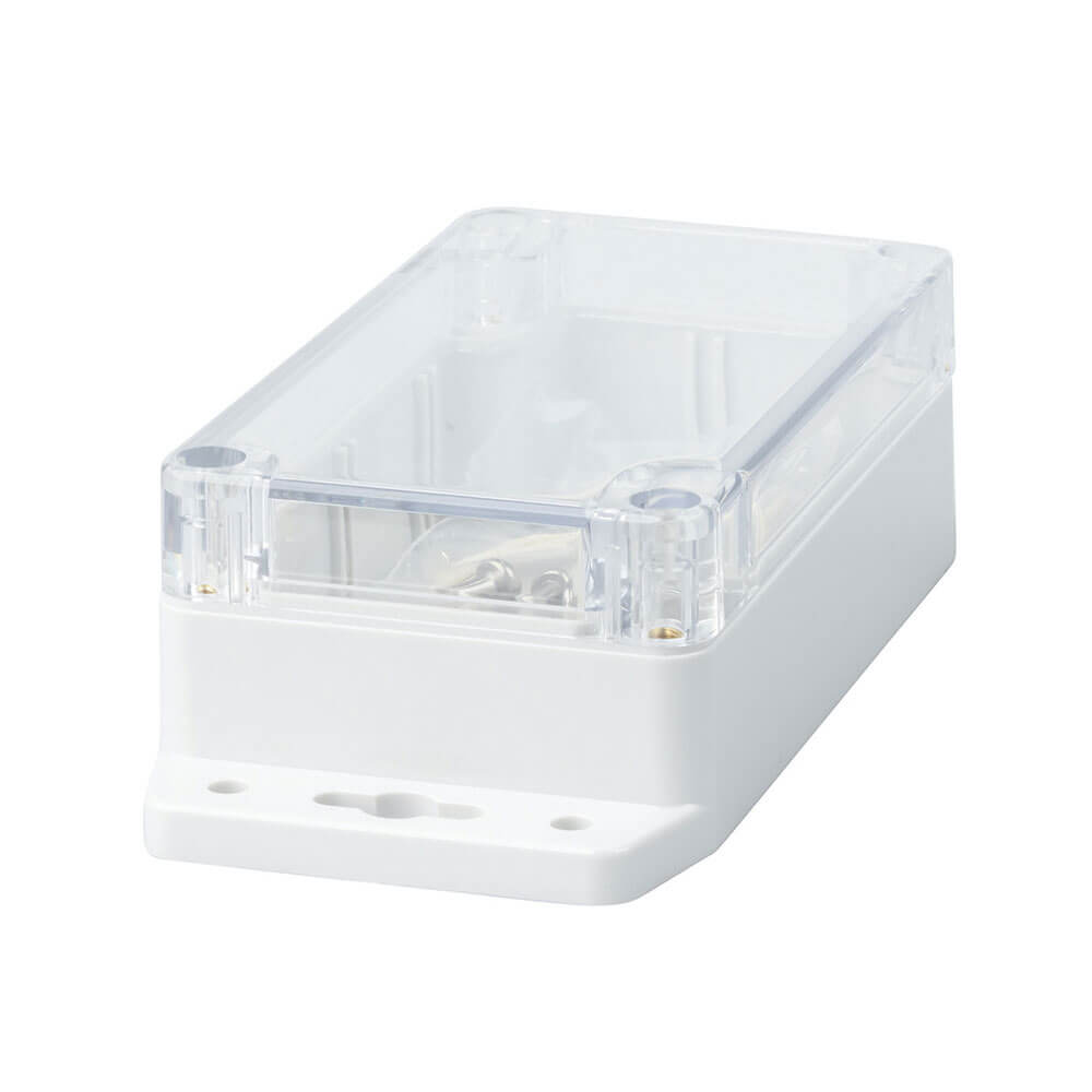 Policarbonato Clear Lid Gabinete com flange