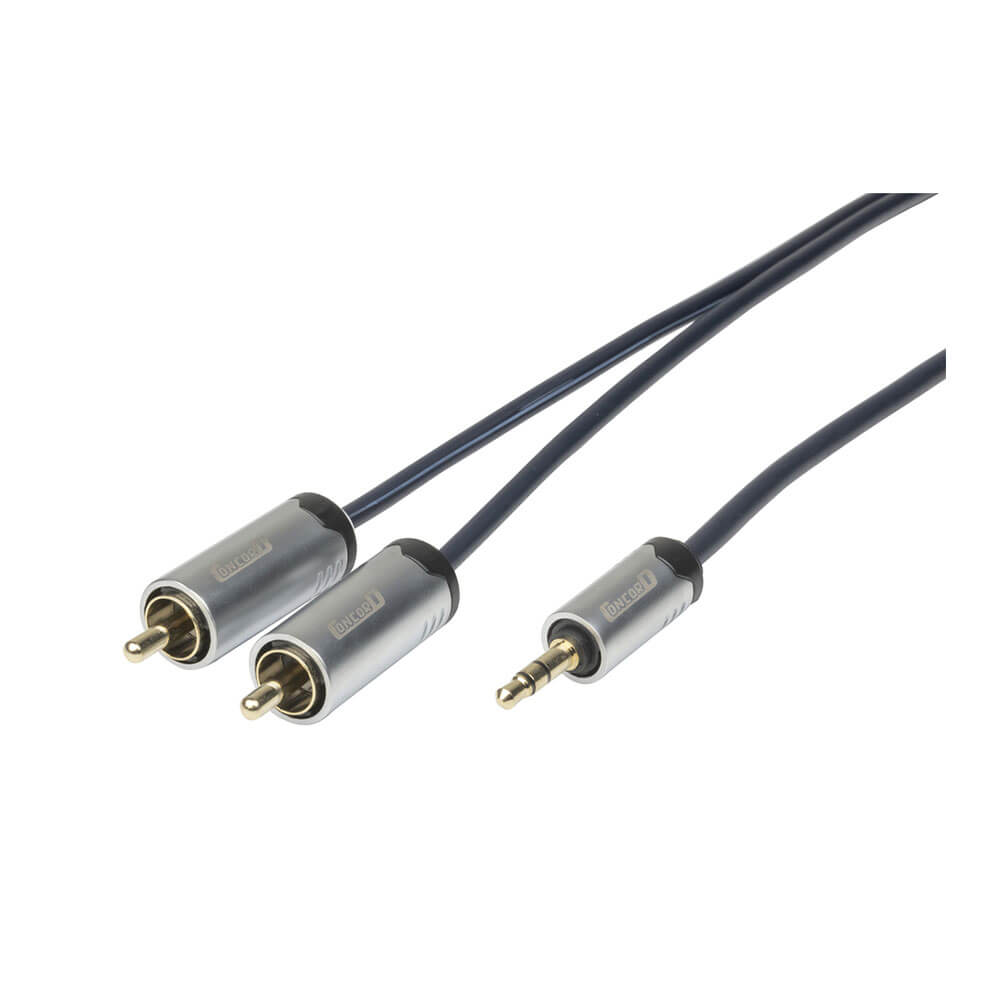 Wtyczka stereo Concord 3,5 mm do 2 wtyczek RCA