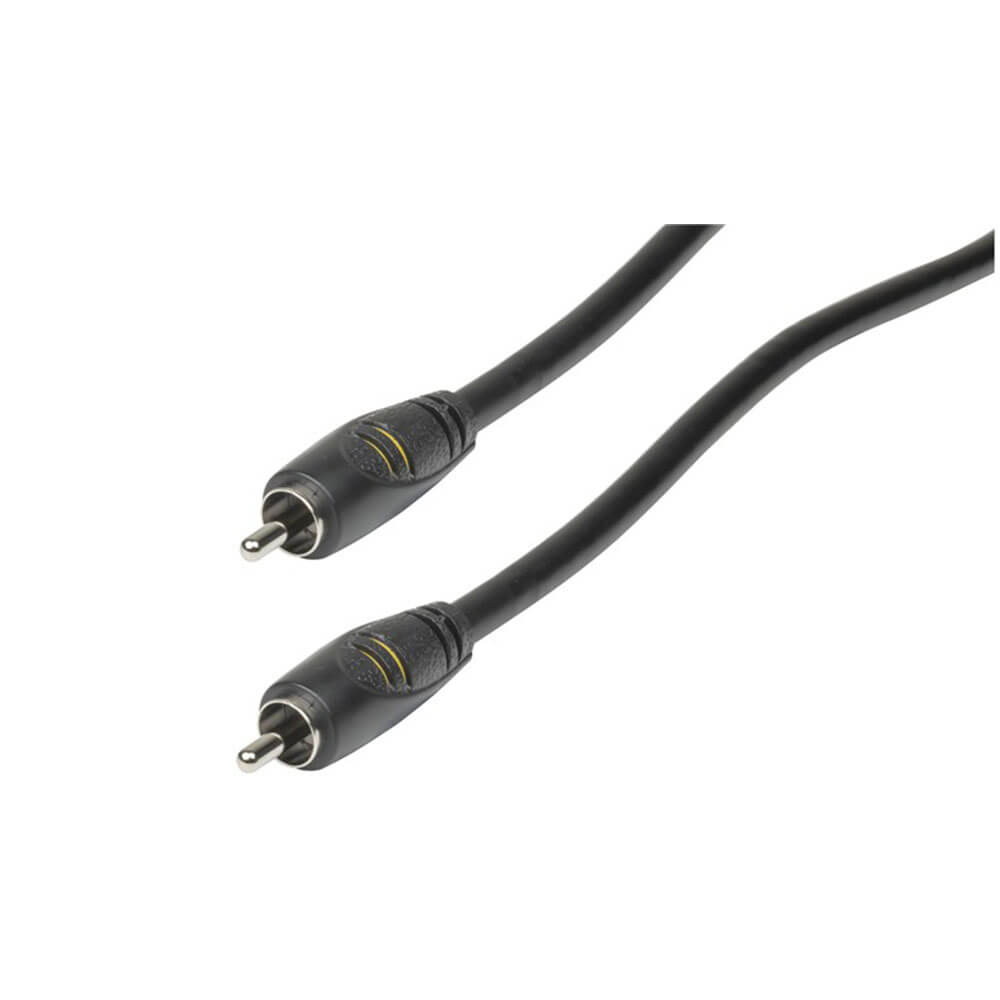 RCA -plug om RG59U coaxiale kabel (geel) te pluggen