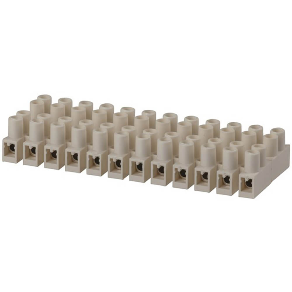 Plug or Socket 12-Way Screw Terminal Strip