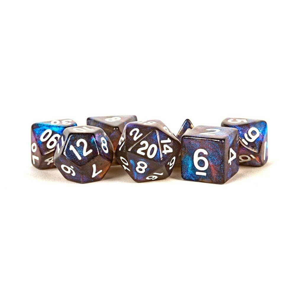 MDG Polyhedral Dice Set Stardust 16mm