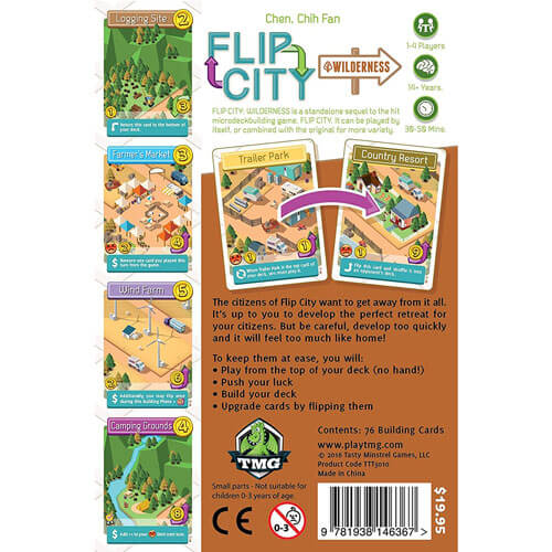 Flip City Wilderness Board Game