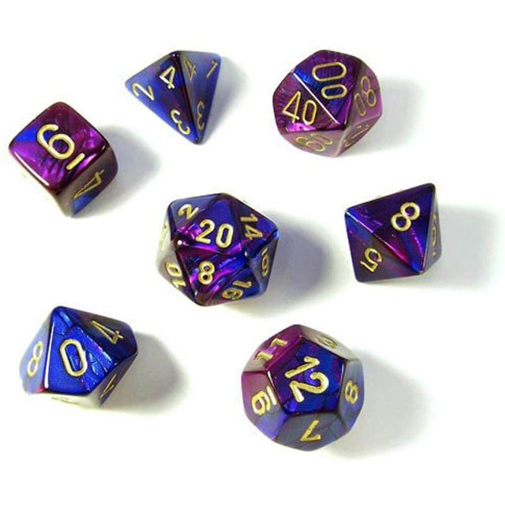 D7 Definir Dice Gemini Poly (7 Dados)