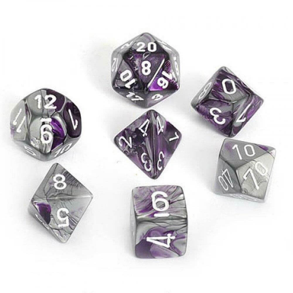 D7 Die Dice Gemini Poly (7 dados)