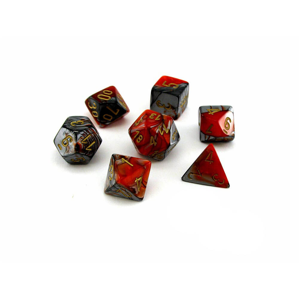 Zestaw D7 Dice Gemini Poly (7 kości)