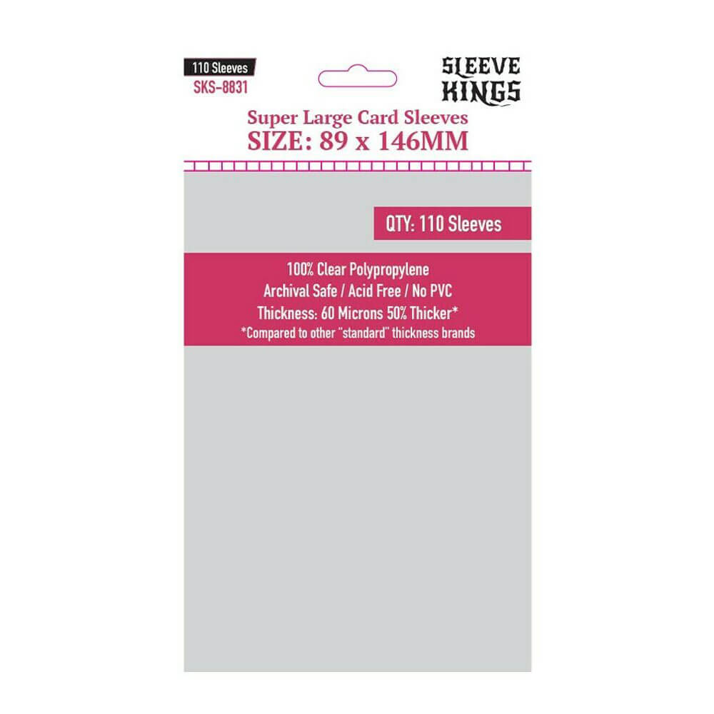 SK Board Game Sleeves Super Large (110s)