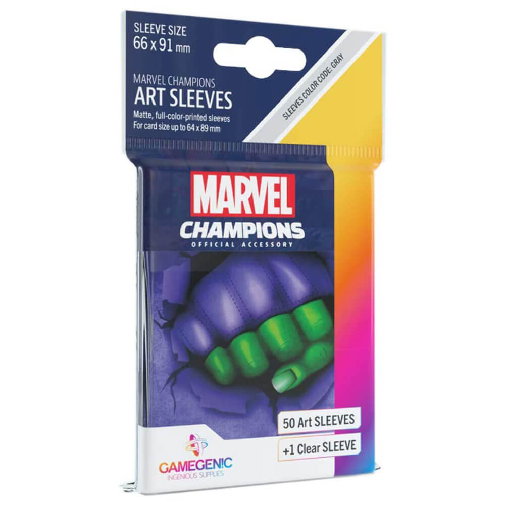 Mangas de arte da Marvel Champions (50/pacote)