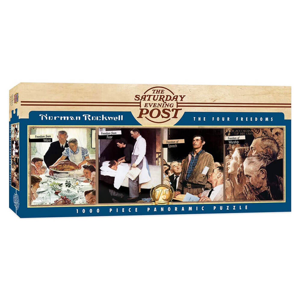 Das 1000-teilige Puzzle „Saturday Evening Post“.