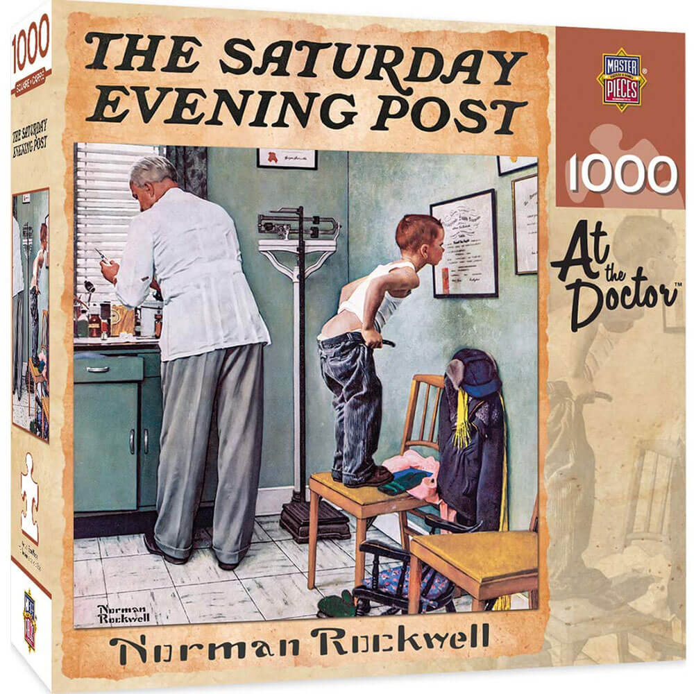 Das 1000-teilige Puzzle „Saturday Evening Post“.