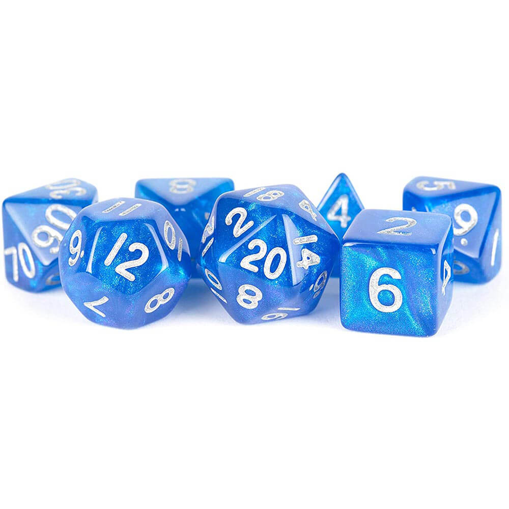 MDG Stardust akryl 16mm Poly Dice Set