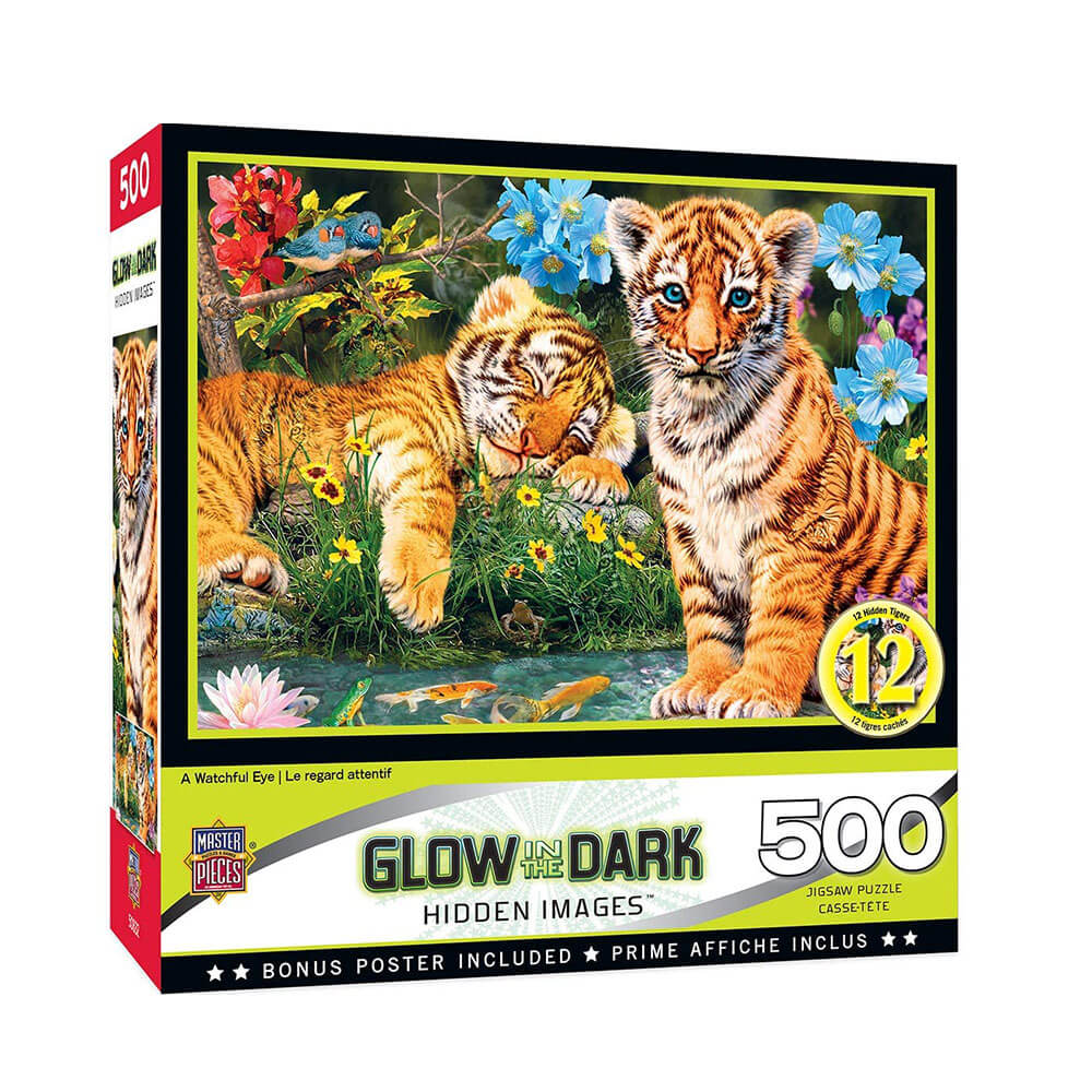 MP Hidden Image Glow Puzzle (500pcs)