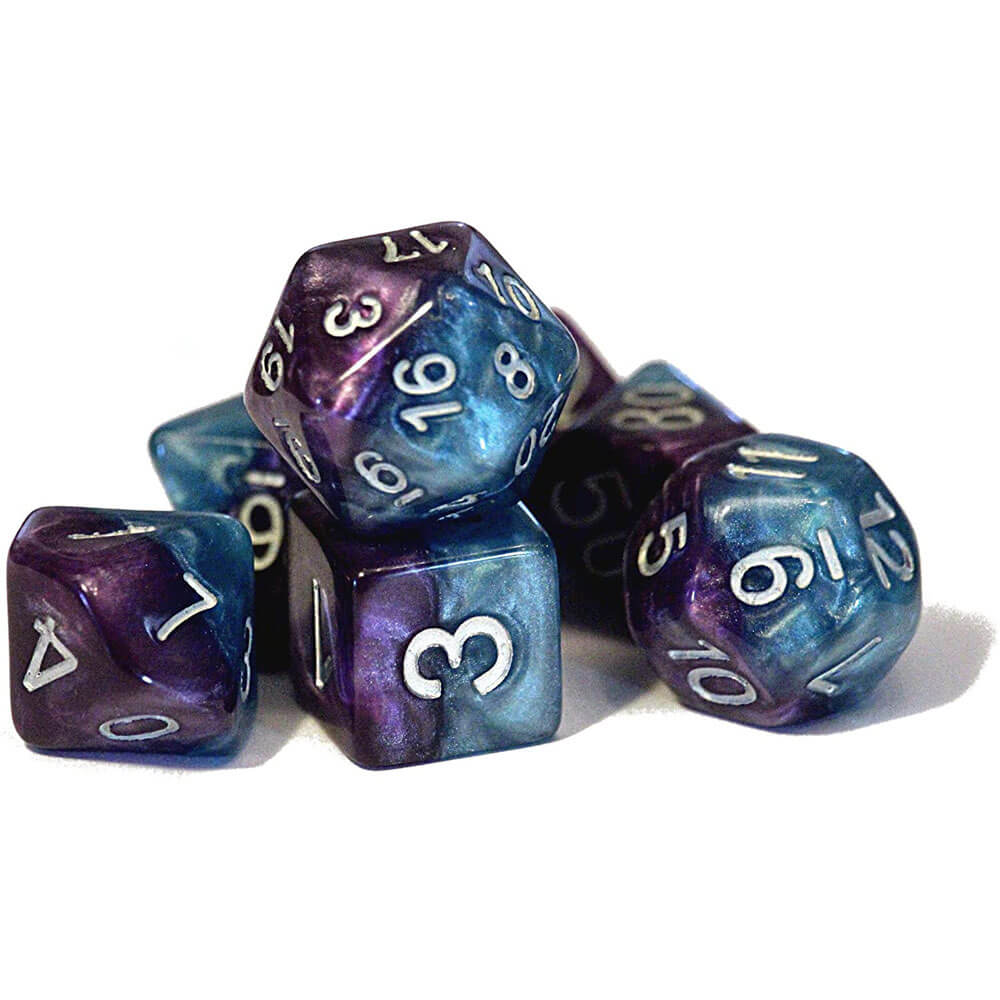 Halfsies Dice (Set of 7 Poly Dice)