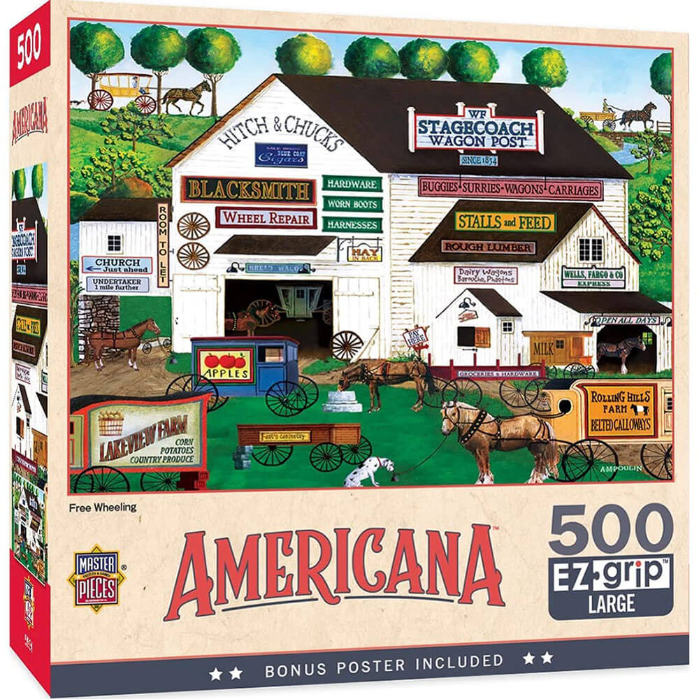 Masterpieces ezgrip americana 500pc puzzel