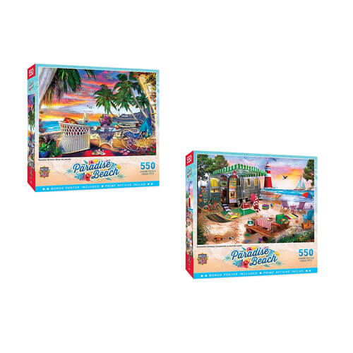 MasterPieces Paradise Beach 550pc Puzzle