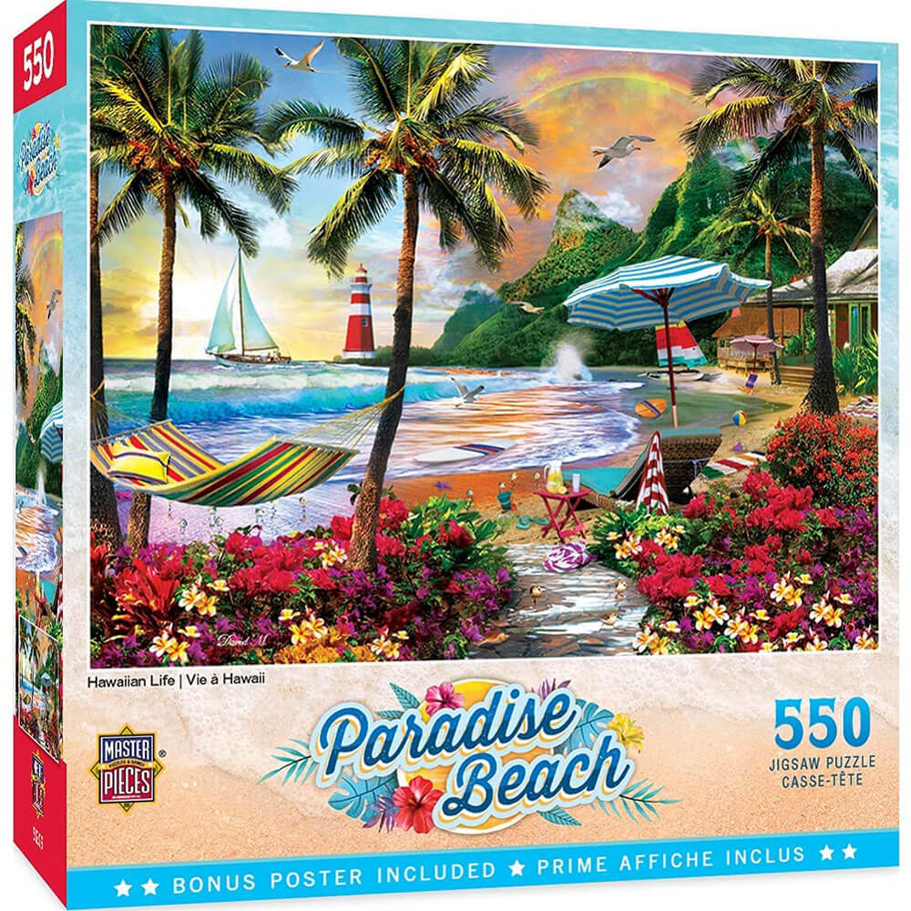 MasterPieces Paradise Beach 550-teiliges Puzzle