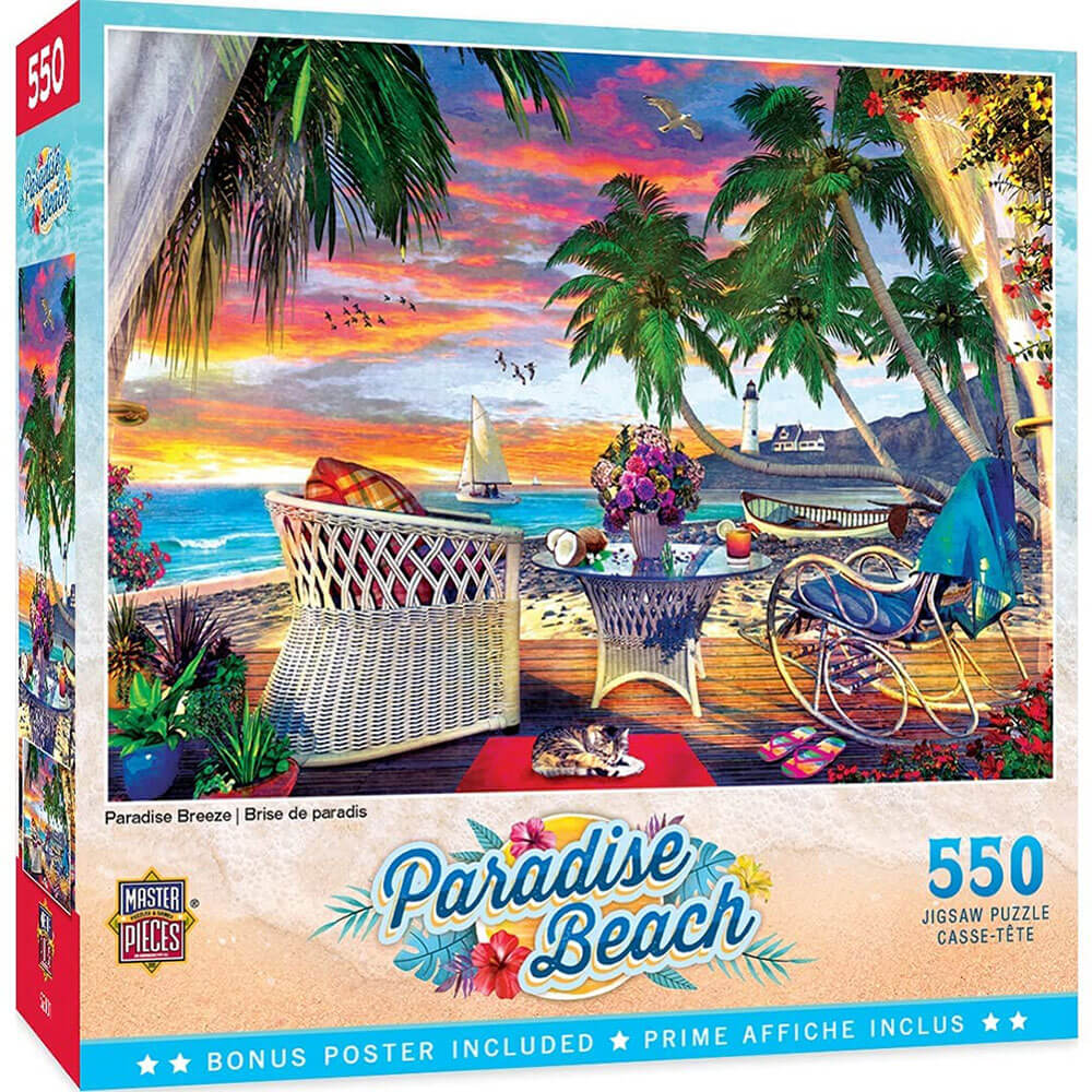 MasterPieces Paradise Beach 550-teiliges Puzzle