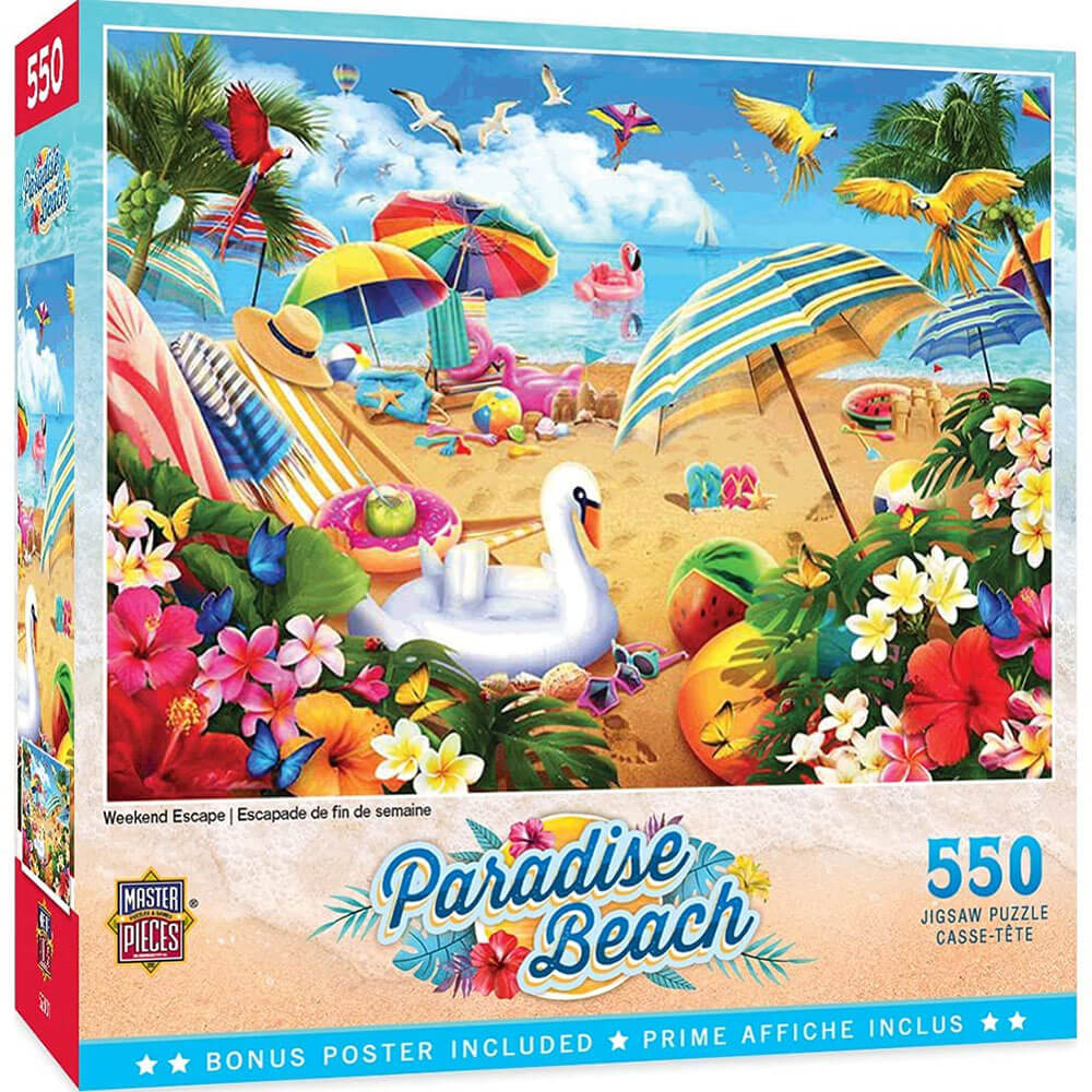 Masterpieces Paradise Beach 550pc puzzel