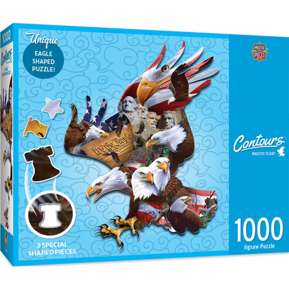 MasterPieces Konturenförmiges 1000-teiliges Puzzle