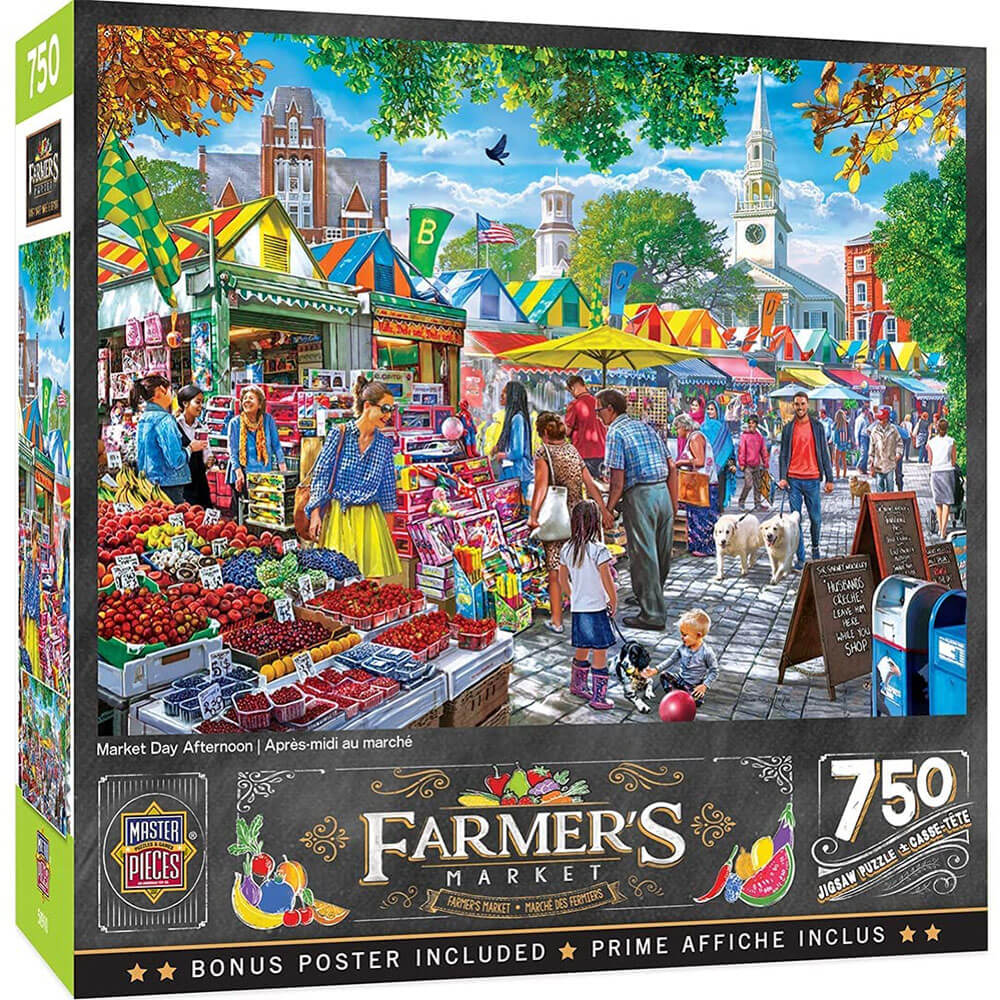 Capolavori di agricoltore del mercato da 750 pc puzzle