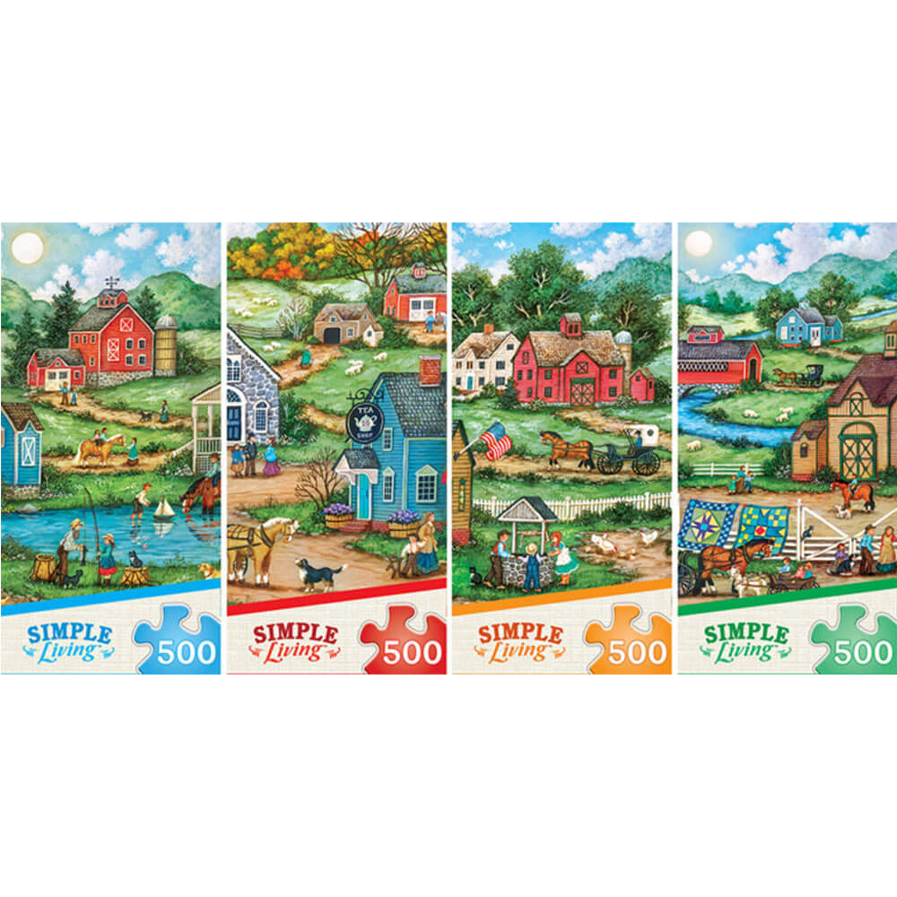 Puzzle des chefs-d'œuvre 4-pack 500pc