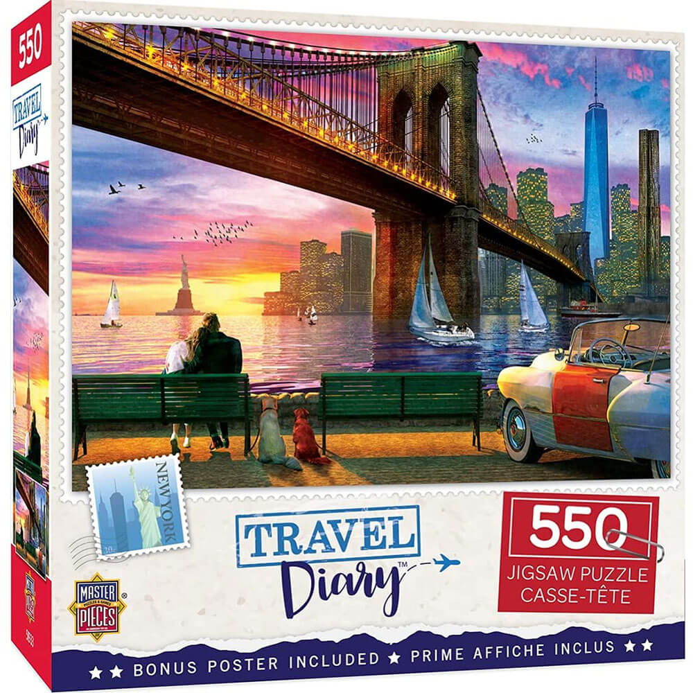 Diário de viagem de viagem 550pc Puzzle