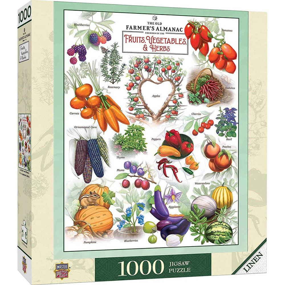 Masterpieces Farmers Almanac 1000pc Rompecedia