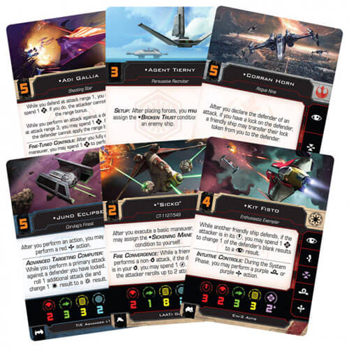 Star Wars X-Wing 2nd Ed Hotshots&Aces II Reinforcements Pack