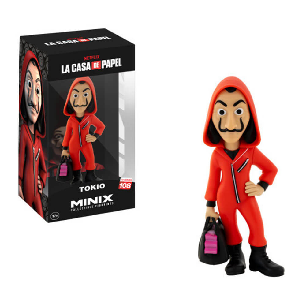 Minix Money Heist con figura coleccionable de máscaras