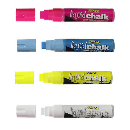 Texta Liquid Chalk Wet-Wipe Marker Jumbo