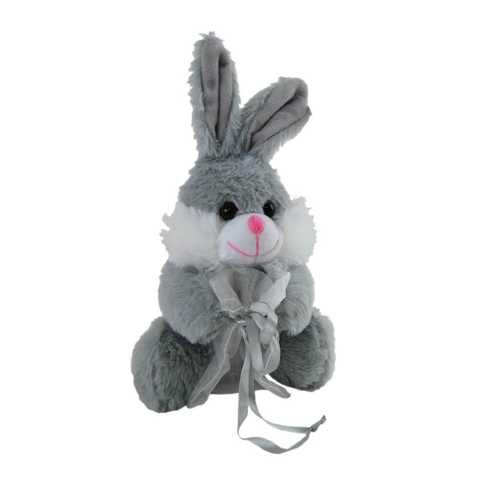 Elka Hase mit Tasche Stofftier 18cm