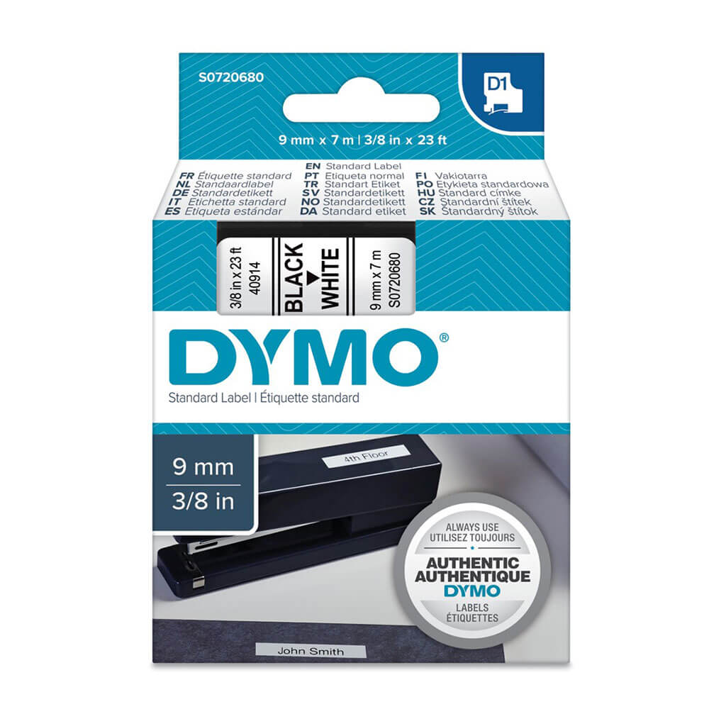 Dymo D1 Etykieta 9 mmx7m