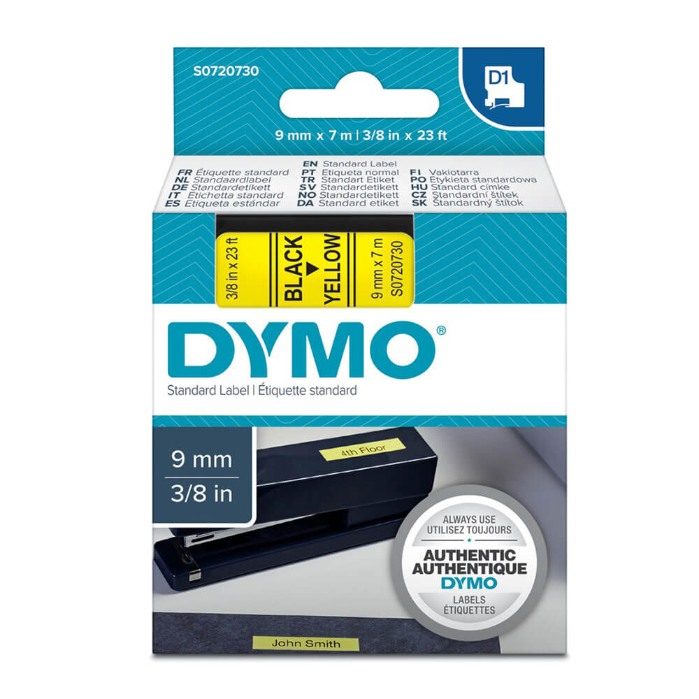 Rótulo de fita DYMO D1 9mmx7m