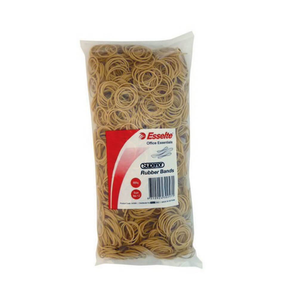 Esselte Rubber Bands 500G Bag